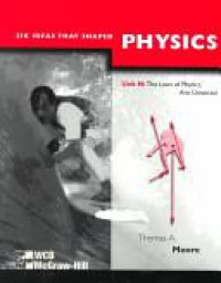 Six ideas that shaped physics: unit n: the laws of physics are universal