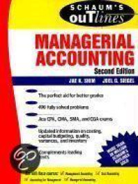 Schaum's Guideline Of Managerial Accounting