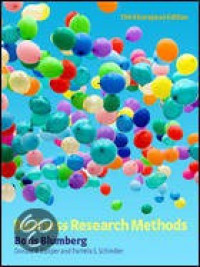 Business Research Methods. Boris Blumberg, Donald R. Cooper and Pamela S. Schindler