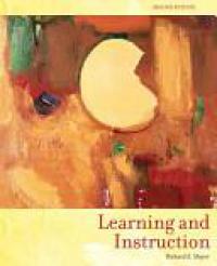 e-Study Guide for: Learning and Instruction by Richard E. Mayer, ISBN 9780131707719