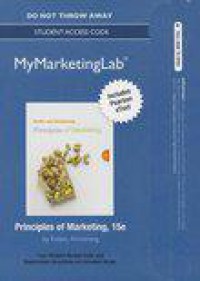 MyMarketingLab with Pearson Etext -- Standalone Access Card -- for Principles of Marketing