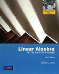 Linear algebra with applications international edition