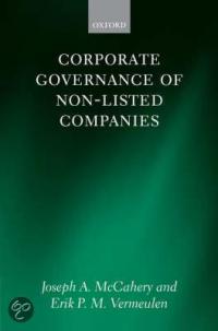 Corporate governance of non-listed companies