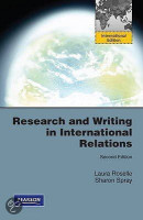 Research and Writing in International Relations