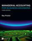 Managerial accounting for business decisions