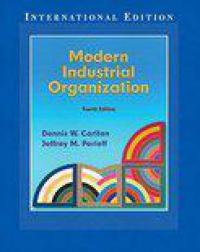 Modern industrial organisation