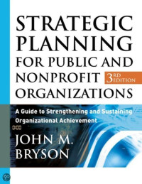 Strategic Planning for Public and Nonprofit Organizations