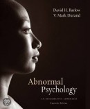 e-Study Guide for: Abnormal Psychology: An Integrative Approach
