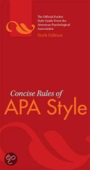 Concise Rules of APA Style