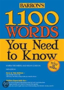 Barron's Eleven Hundred Words You Need to Know