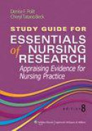 Study Guide for Essentials of Nursing Research