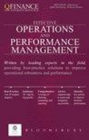 Effective Operations and Performance Management
