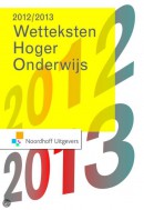 Wetteksten Hoger Onderwijs 2012-2013