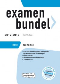 Examenbundel havo economie 2012/2013