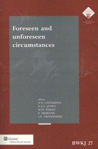 BW-krant jaarboek Foreseen and unforeseen circumstances