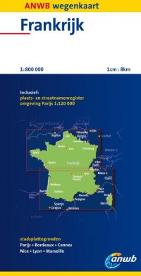 ANWB wegenkaart : Frankrijk