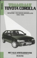Autovraagbaken Vraagbaak Toyota Corolla Benzine-en dieselmodellen 1992-1994