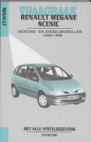 Autovraagbaken Vraagbaak Renault Megane Scenic Benzine- en dieselmodellen 1996-1998