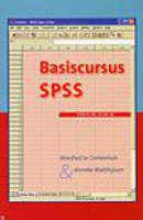 Basiscursus spss / versie 10, 11 en 12
