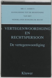 Mr. C. Asser's handleiding tot de beoefening van het Nederlands burgerlijk recht De vertegnwoordiging