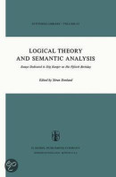 Logical theory and semantic analysis