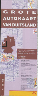 Shell Autokaart van Duitsland