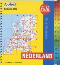 Falk autokaart Nederland routiq 11e druk editie 2015-2017