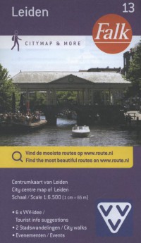 Falk VVV city map & more 13 Leiden 1e druk recente uitgave