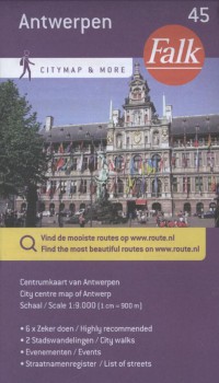 Falk city map & more 45 Antwerpen 1e druk recente uitgave