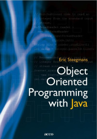Object oriented programming with Java