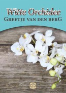 Witte orchidee - grote letter uitgave