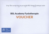 Jaarlicentie BSL Academy Fysiotherapie voucher