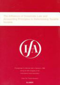 The influence of corporate law and accounting principles in determining taxable income