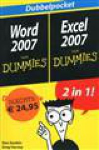 Dubbelpocket Word 2007, Excel 2007 voor dummies
