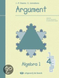 Argument 4 - Algebra 1