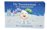 De Sneeuwman en sneeuwhond vingerpopboek