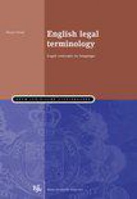English legal terminology: legal concepts in language