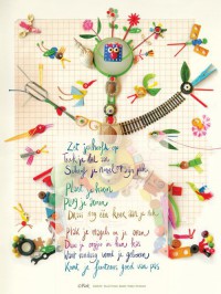 Plint Poezieposter met gedicht Zet je hoofd op van Ruud Kroes