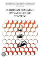 European research on varroatosis control