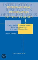 International reservation of title clauses