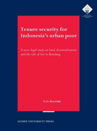 LUP Meijersreeks Tenure security for Indonesia's urban poor
