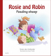 Rosie and Robin Feeding sheep