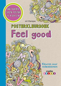 Posterkleurboek Feel good - kleuren voor volwassenen met poster