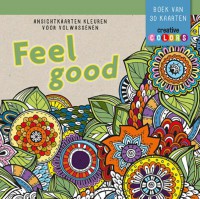 Feel good, ansichtkaarten kleuren voor volwassenen