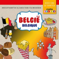 België, ansichtkaarten kleuren voor volwassenen