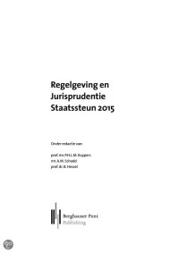 Regelgeving en Jurisprudentie Staatssteun 2015